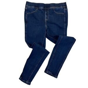Torrid Lean Jean Super Soft Pull On Jeggings Dark Wash Skinny Denim 1R 41365608